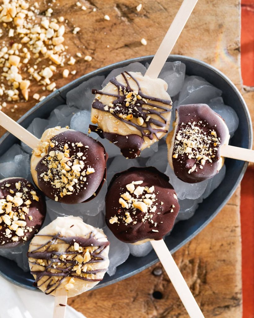 How to Create Greek Yogurt Popsicles with Enchanted Shell Coating