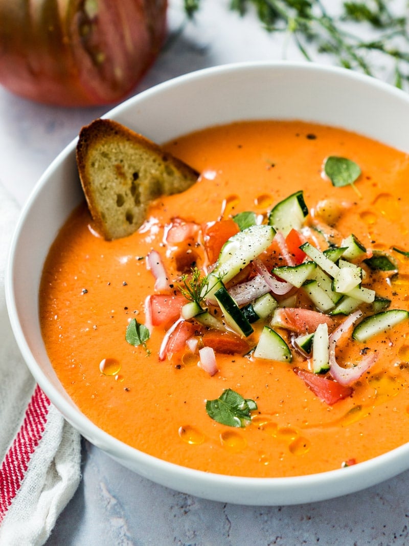 How to Prepare Classic Gazpacho Soup
