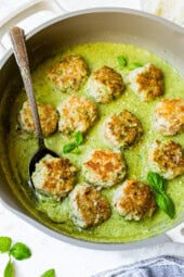 One-Skillet Chicken Meatballs Offer 39g Protein and 9g Fiber