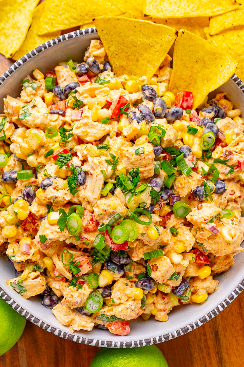 Salad featuring Chicken Marinated in Chipotle Lime