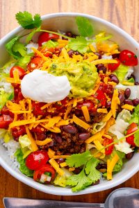 Taco-Inspired Rice Bowl