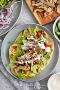 Tasty Homemade Chicken Shawarma Recipe Showcasing an Innovative Cooking Method