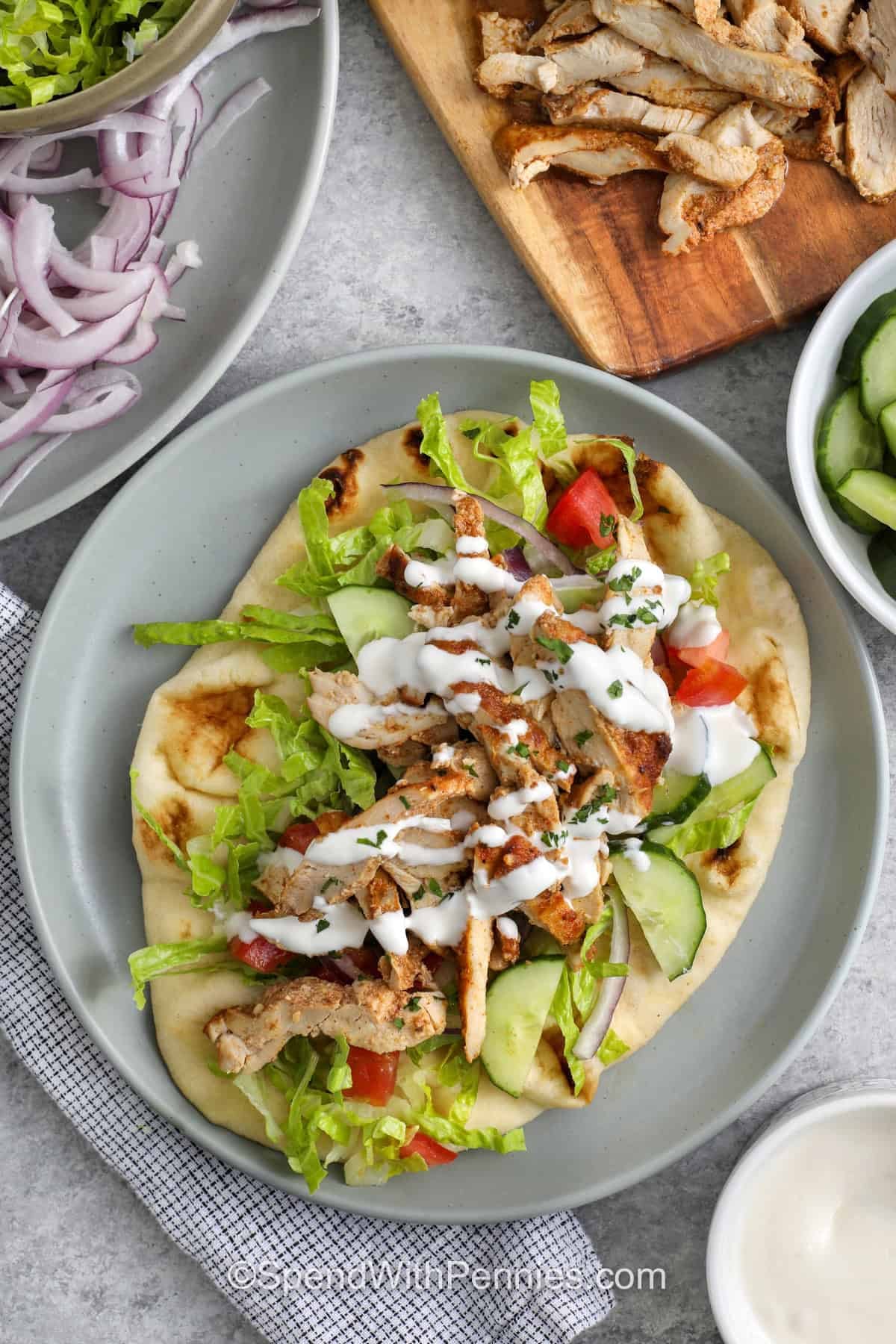 Tasty Homemade Chicken Shawarma Recipe Showcasing an Innovative Cooking Method