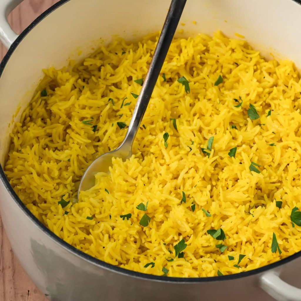 Turmeric-Enhanced Rice Recipe