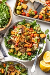 Vegan Quinoa Bowl Loaded with 19g Fiber for Each Serving