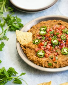 Easy and Fast Refried Bean Dip Recipe