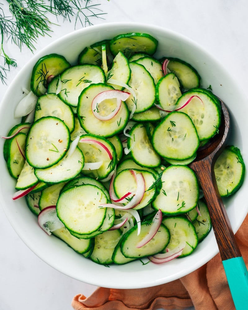Easy and Invigorating Cucumber Salad Recipe