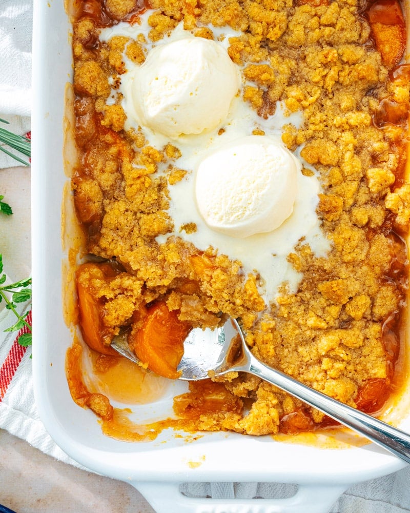 Easy Peach Crisp Recipe