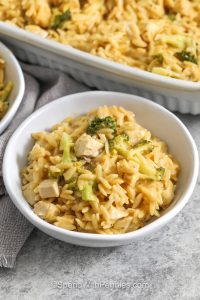 Fast and Easy Cheesy Chicken Orzo Bake Recipe for Weeknight Meals