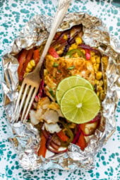 Foil Packet Fish Tacos Perfect for Summer Barbecuing