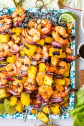 Grilled Shrimp and Pineapple Skewers Recipe