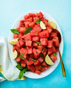 Mint-Enhanced Watermelon Salad Recipe