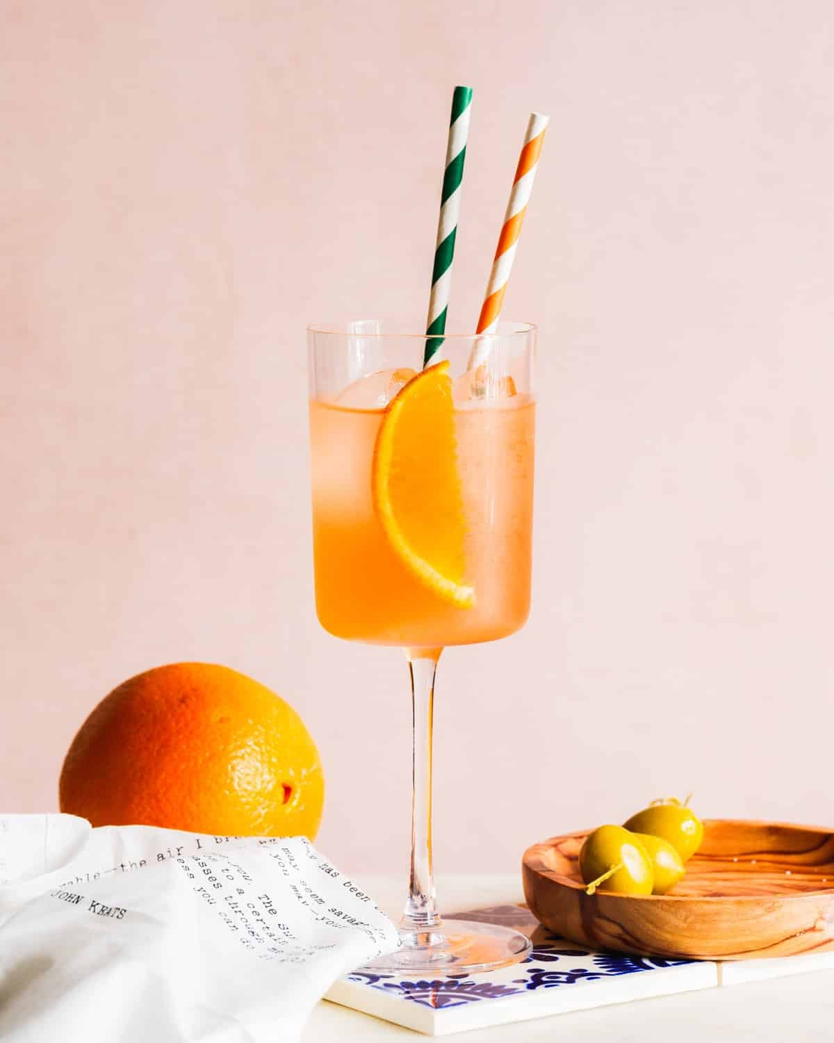 Non-Alcoholic Aperol Spritz Recipe