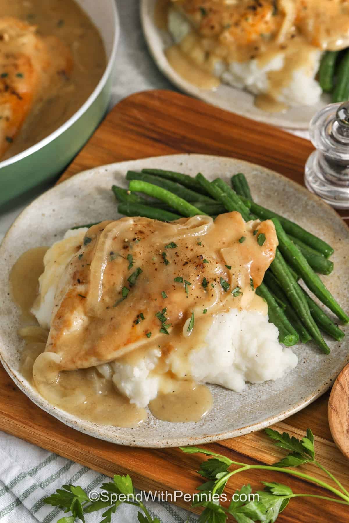 One-Pan Chicken Meal Recipe with Flavorful Gravy