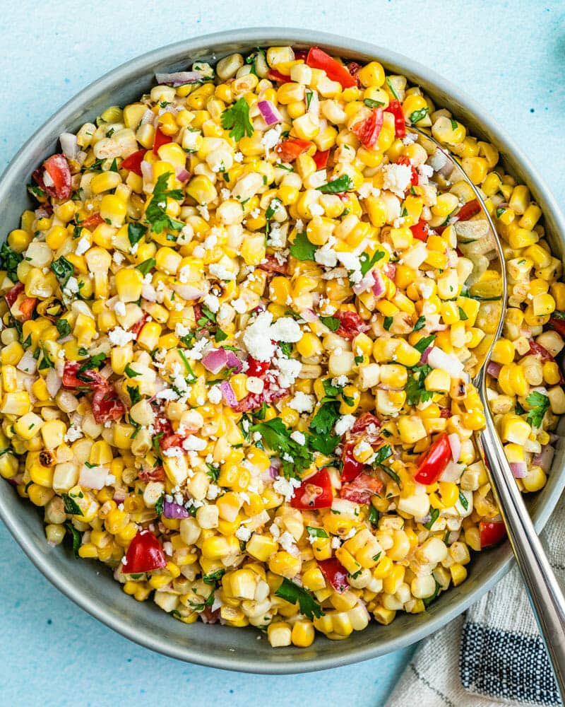Salad with Grilled Corn