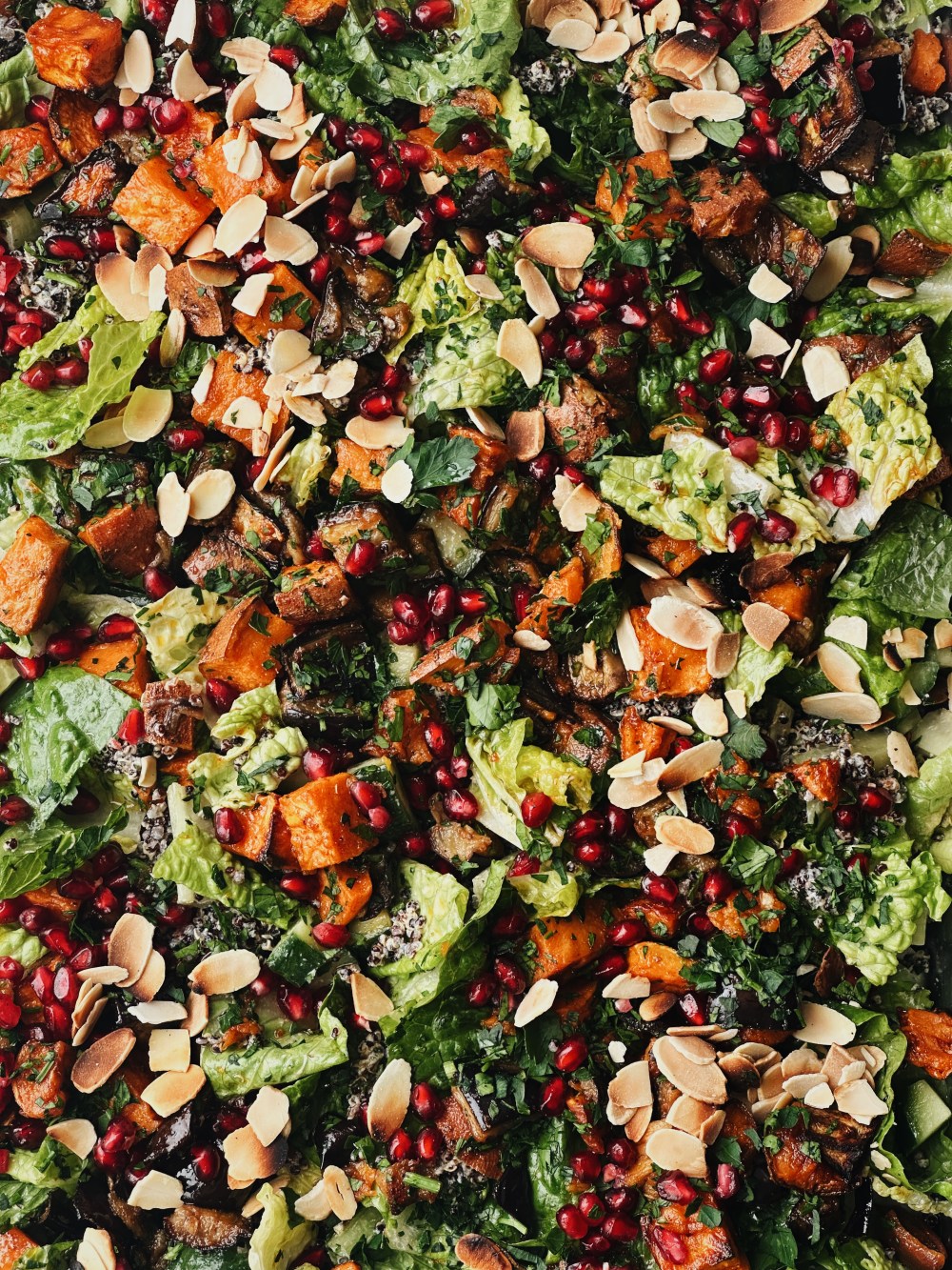 Sweet Potato, Eggplant, and Tahini Salad Formula