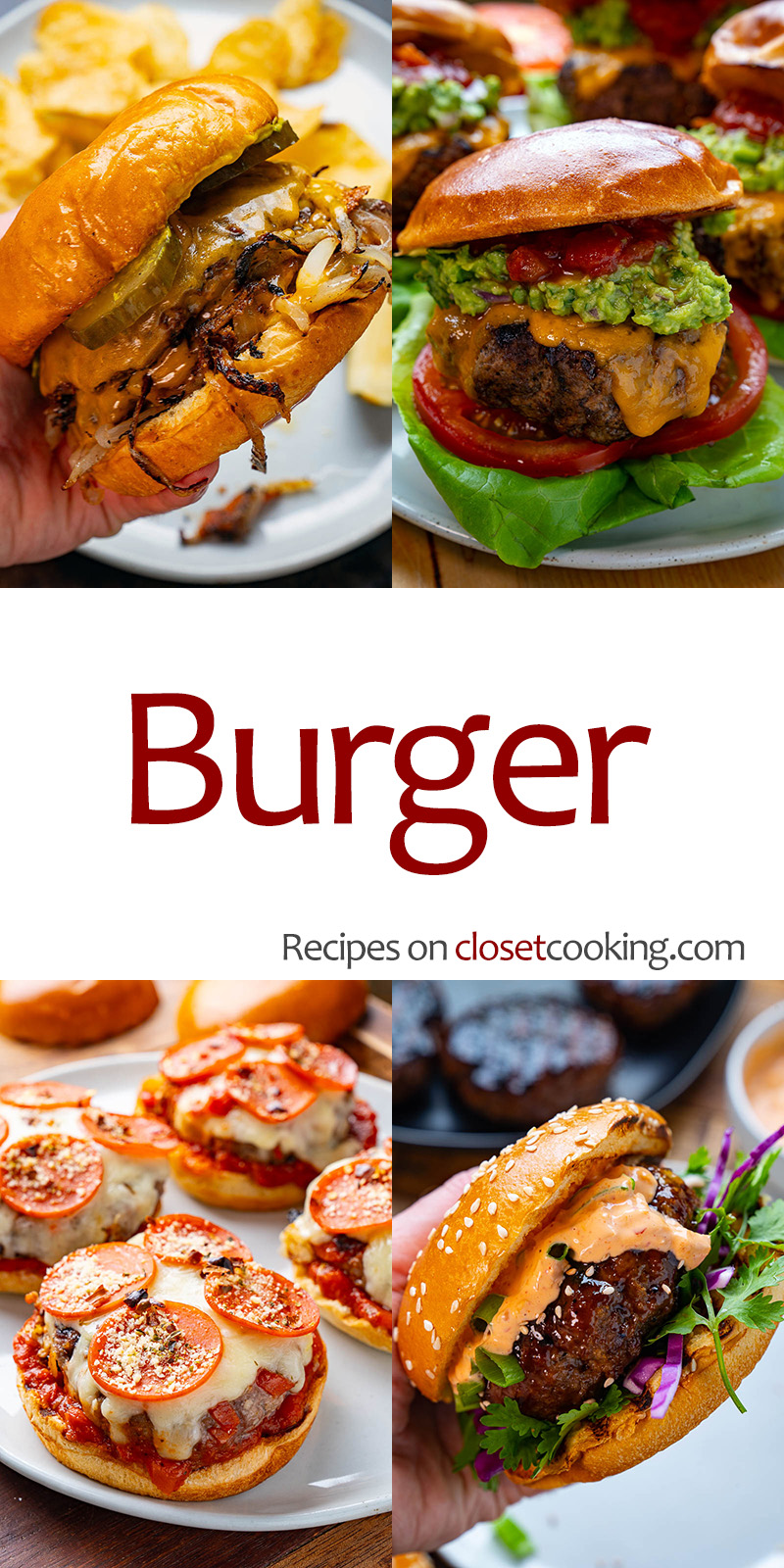 A Compilation of Tasty Burger Recipes