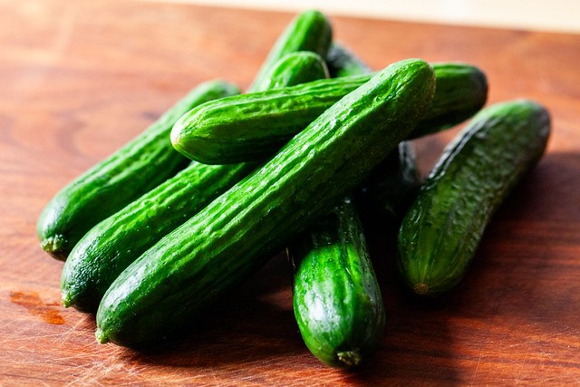 Cucumber Salad with Sesame Dressing and Rice Vinegar