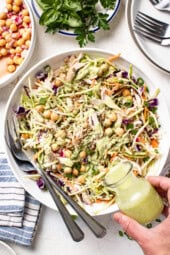 Easy Weekly Lunch: Green Goddess Chicken and Chickpea Salad