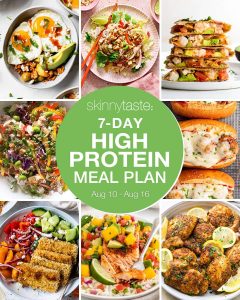 High Protein Meal Plan for 7 Days