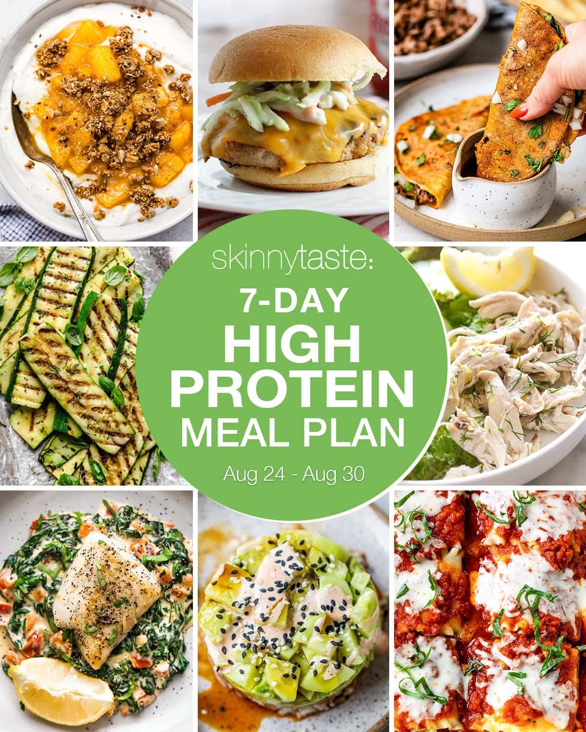 High-Protein Meal Plan for One Week