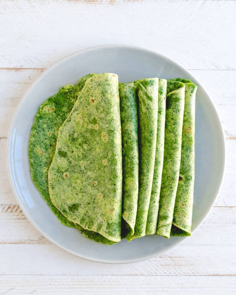 How to Create Spinach Tortillas from Scratch