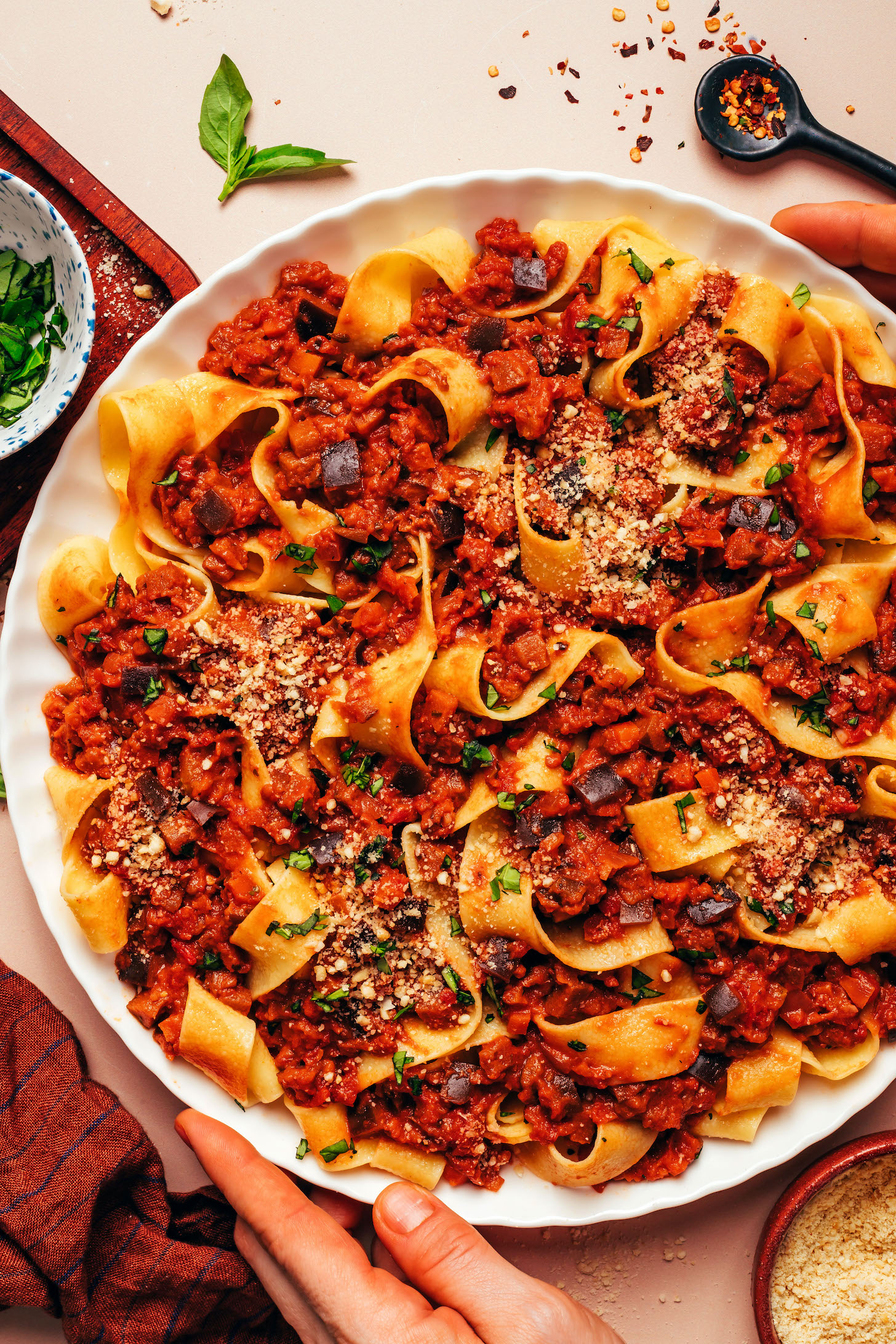 One-Pot Simple Eggplant Bolognese Recipe