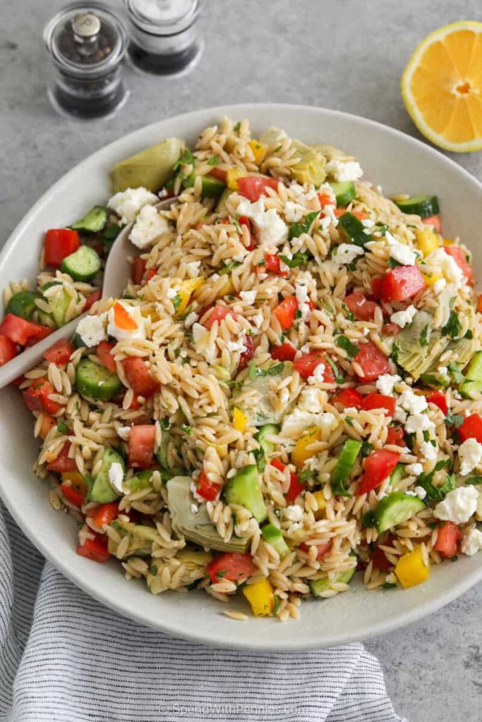 Orzo Pasta Salad: An Easy and Fast Recipe