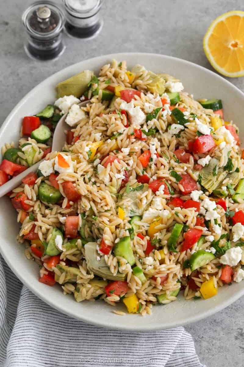 Orzo Pasta Salad: An Easy and Fast Recipe