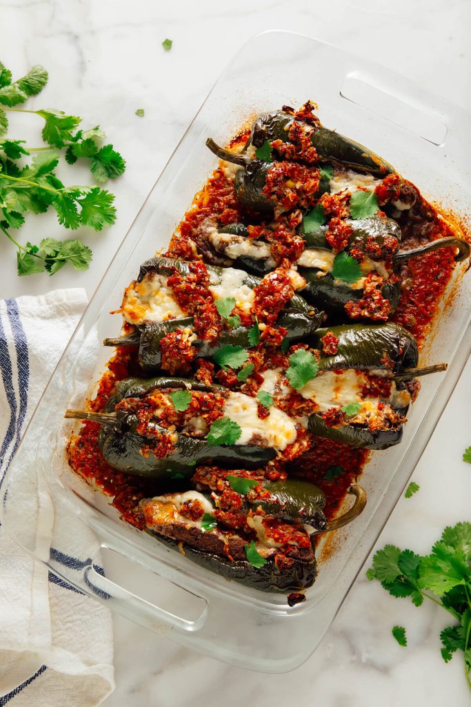 Poblano Peppers Stuffed with Delicious Fillings