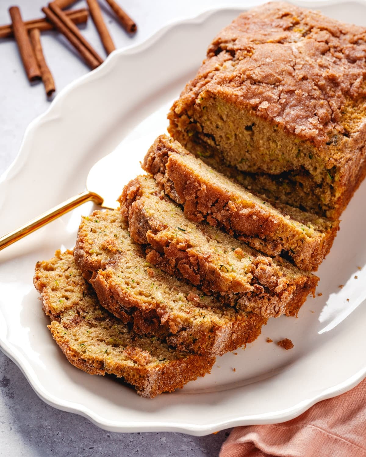 Snickerdoodle-Flavored Zucchini Bread
