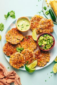 Vegan Jalapeño Corn Fritters Instructions