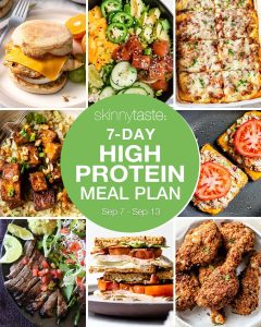 An All-Inclusive 7-Day Menu for a Protein-Rich Eating Plan