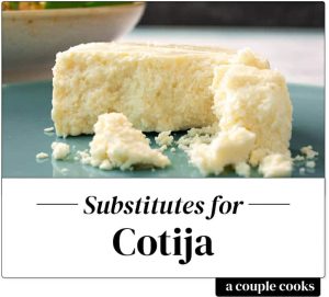 Best Substitutes for Cotija Cheese