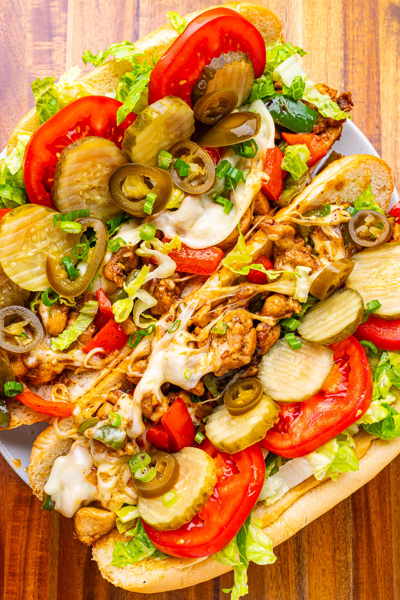 Cajun-Seasoned Chicken and Cheese Sandwich