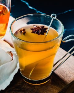Cozy Whiskey and Honey Beverage