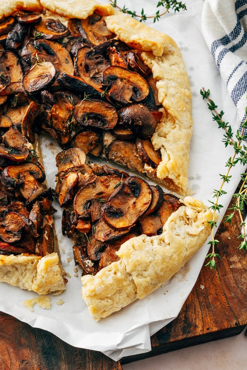 Easy Mushroom Galette Recipe