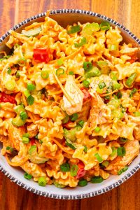 Pasta Salad featuring Buffalo Chicken