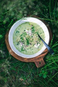 Seasonal Dish: Zucchini Soup and Summer Love Note