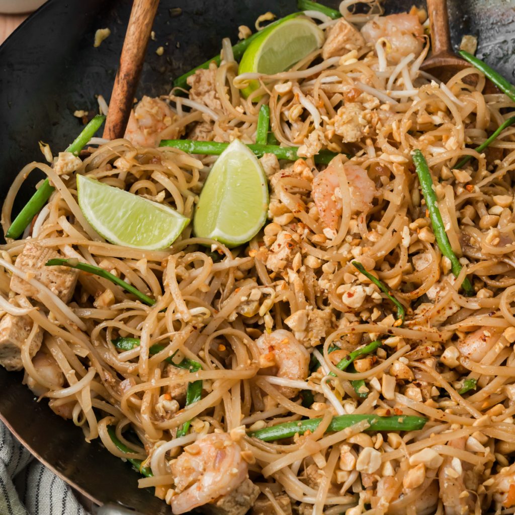 Shrimp Pad Thai: An Authentic Thai Stir-Fried Noodle Speciality