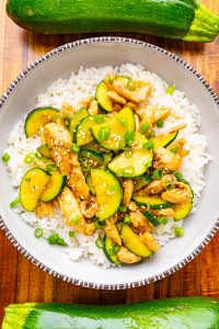 Stir-Fried Chicken with Zucchini Recipe