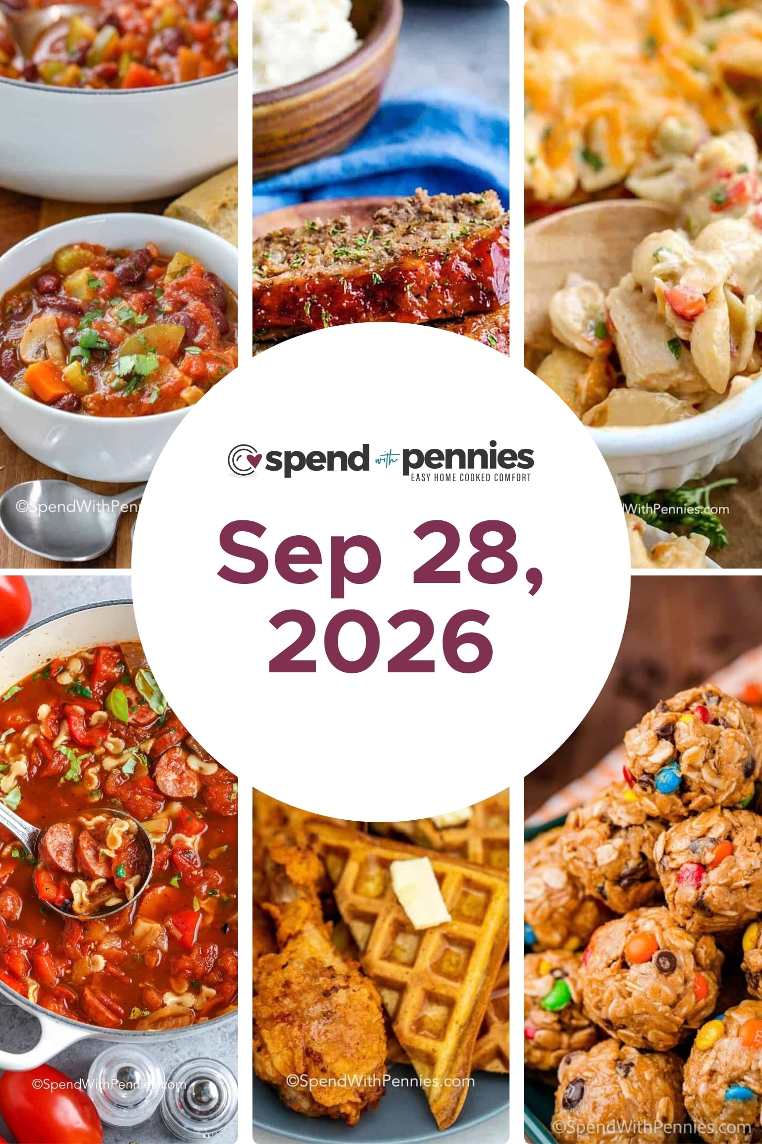 Weekly Meal Schedule for September 28, 2026