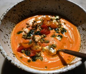 Butternut Squash Soup with Red Lentils
