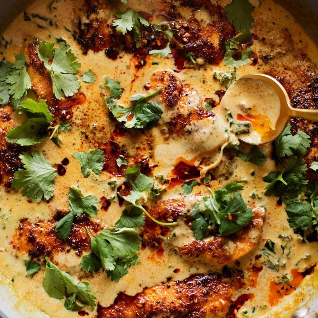 Chicken with Cajun Cream Sauce