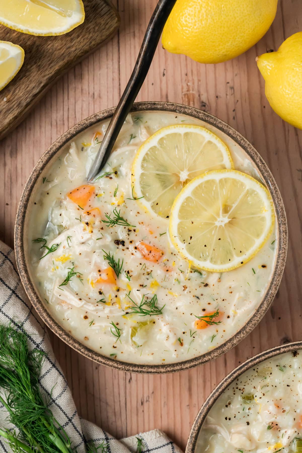 Classic Greek Avgolemono Soup Recipe