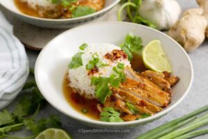 Comfort in a Bowl: Brothy Rice Chicken Bowls