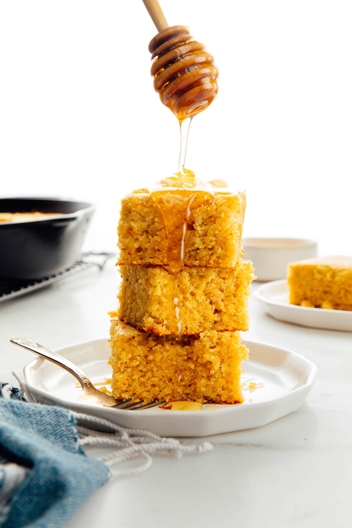 Cornbread Prepared Without Gluten