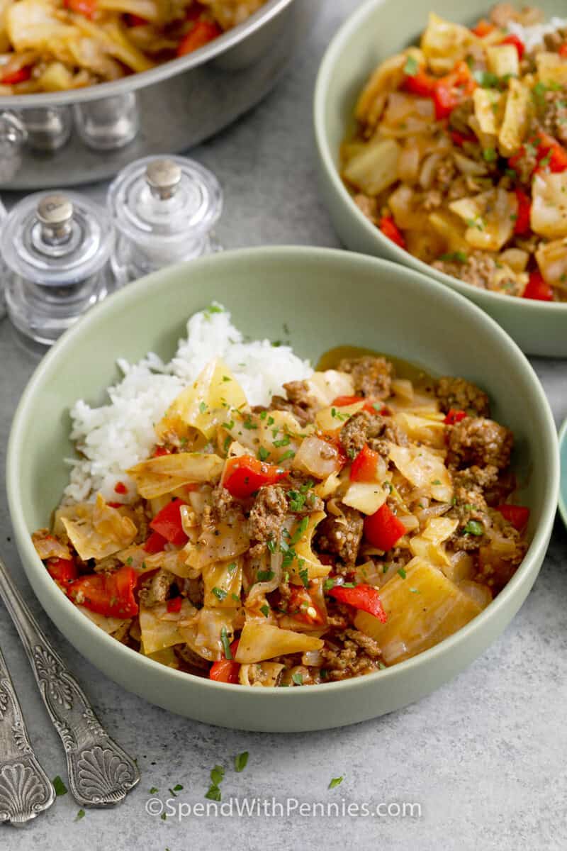 Dirty Cabbage: One-Pan Ground Beef and Cabbage