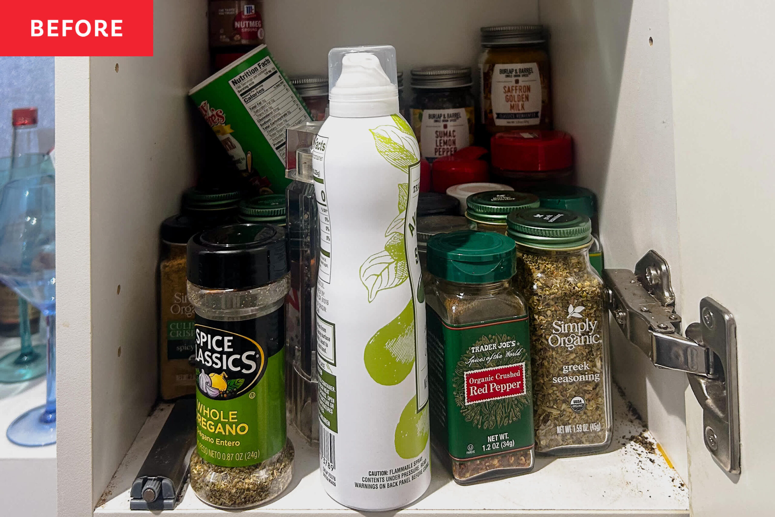 I Finally Decluttered My Spice Cabinet with This $18 Space-Saving Organizer