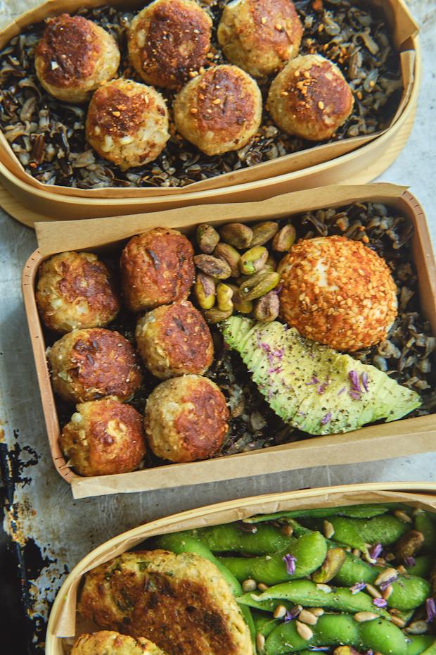 Pan-Fried Tempeh Ponzu Balls
